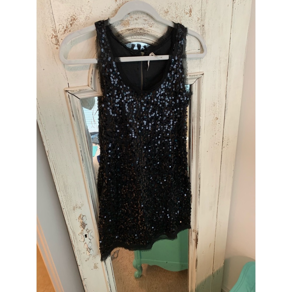 Sequined Mini Dress